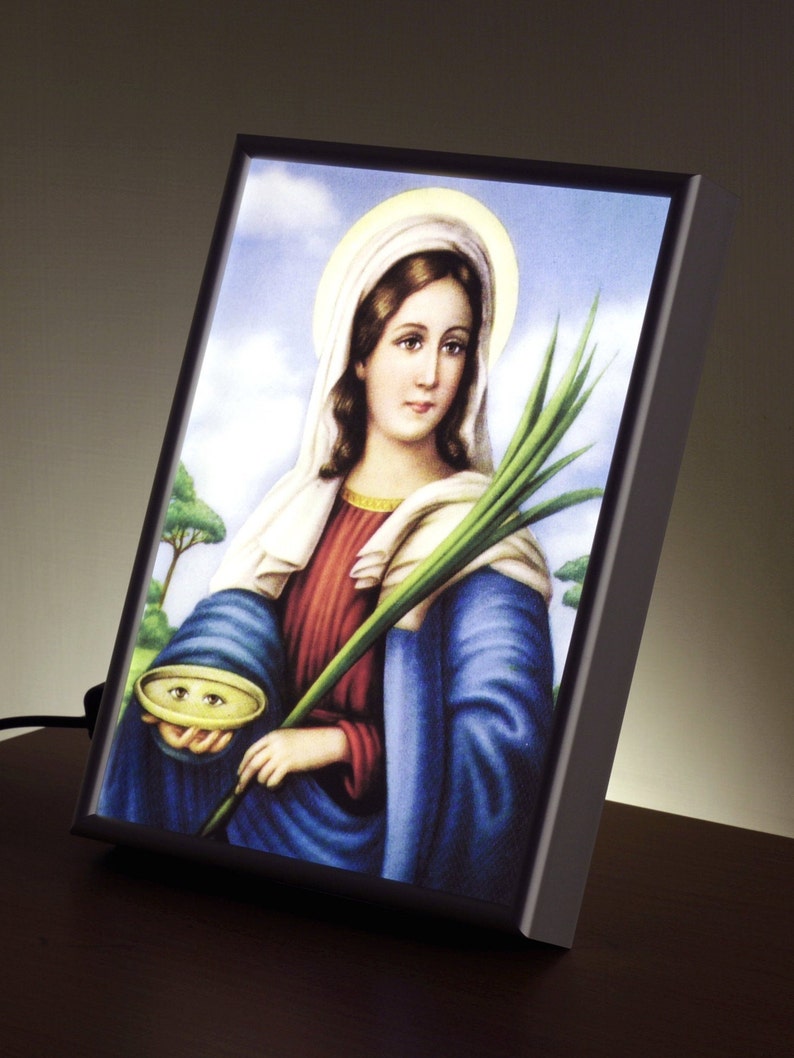 Sainte Lucie Sainte Lucie Saints catholiques Cadre Etsy France