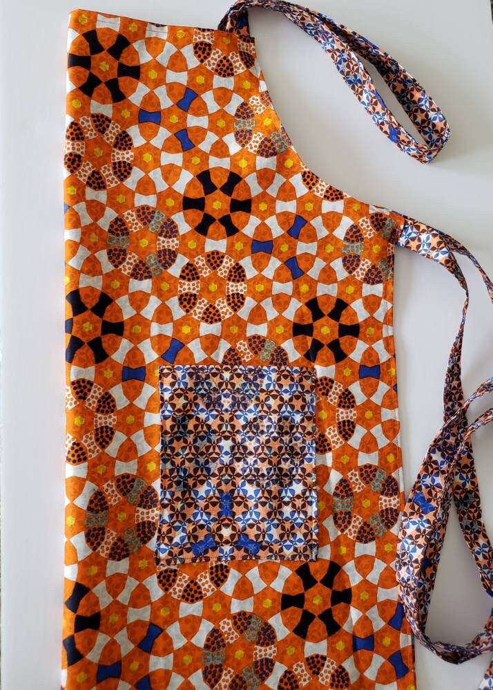 Apron African print kitchen apron women's apron with Etsy