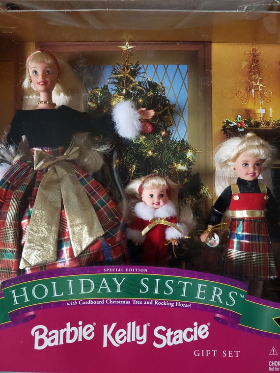 barbie holiday sisters gift set