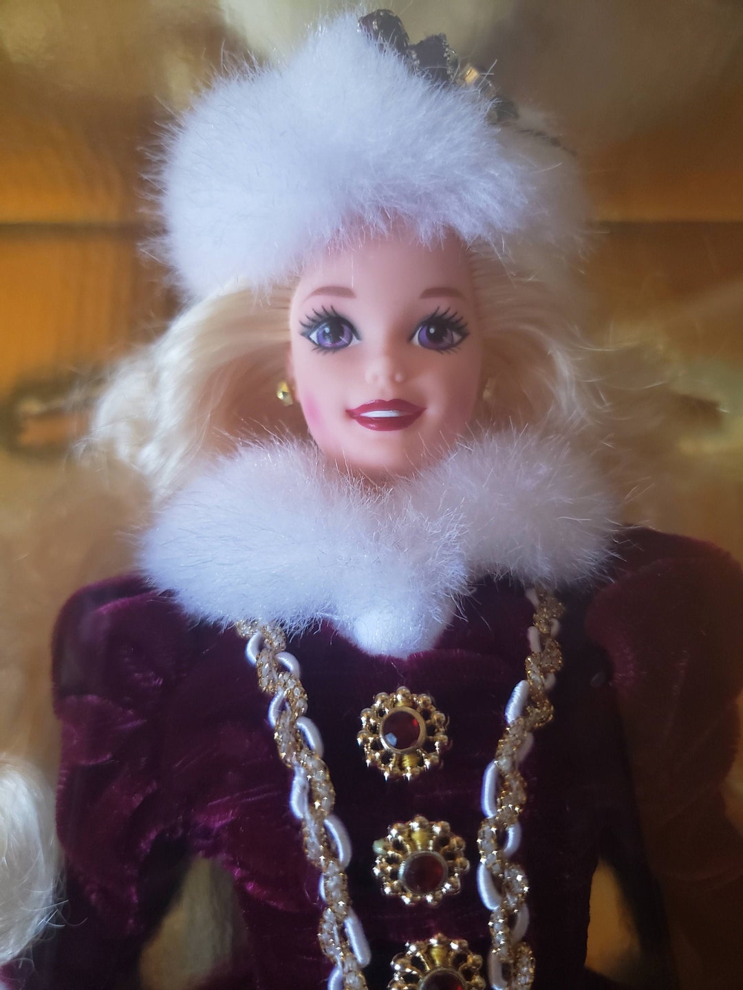Barbie 1996 holiday doll hotsell