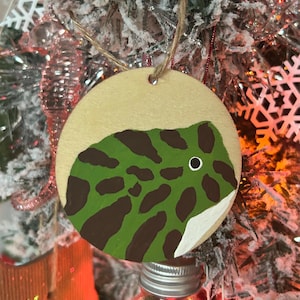 Green Pacman Painting/ Ornament
