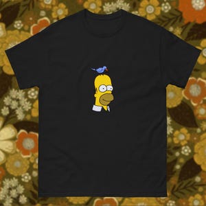 Simpsons Homer Bird T-Shirt Elephant Fresh
