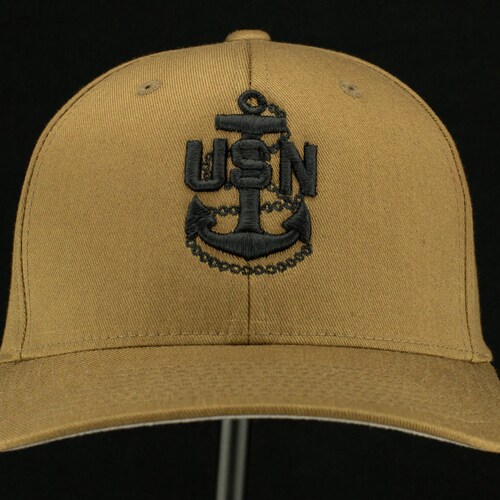 US Navy Chief Hat coyote Brown-3d Puff 