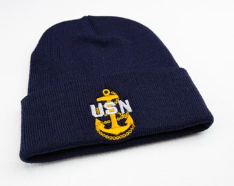 Navy Chief Beanie- Blue