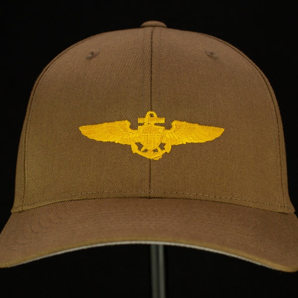 Naval Aviator Wings (Ball Cap- Coyote Brown)