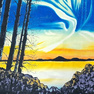 PANEL Auora Borealis by Rosewood Organics for Frond Design Studios