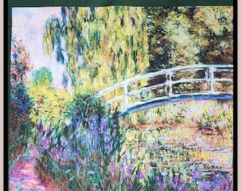 PANEL Claude Monet design 17076 for Robert Kaufman *digitally printed*