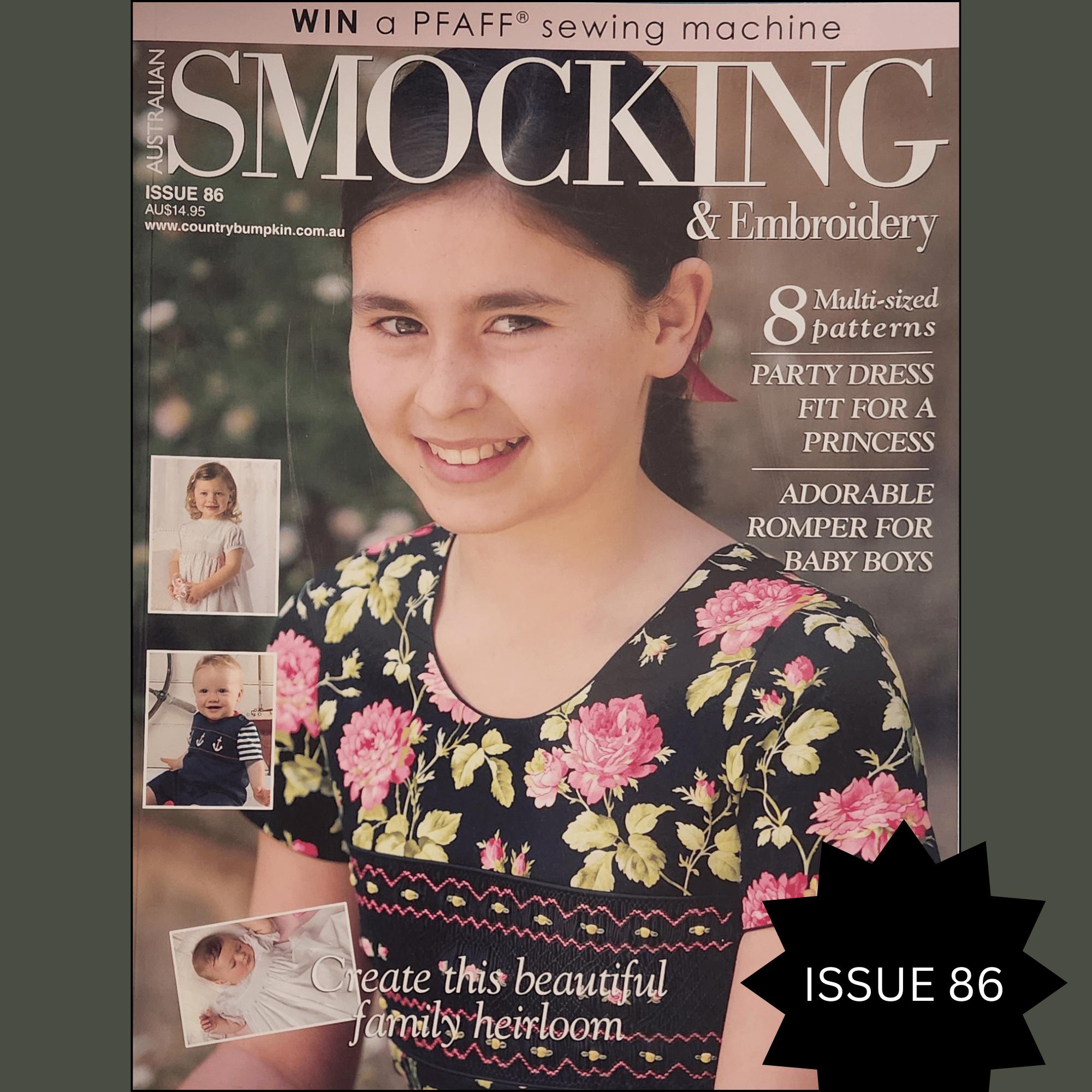Magazine- Australian Smocking and Embroidery MANY Issues to Choose