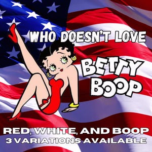 YARD Rot, Weiß und Boop King Features Syndikat, Inc./Fleischer Studios, Inc. Heart Besitz, Inc. für Camelot Fabrics