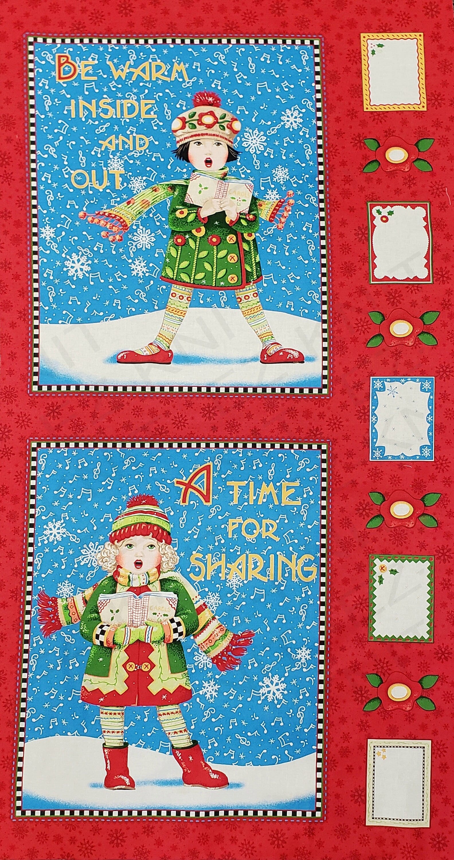 Buy PANEL the Caroler by Mary Engelbreit for Moda 18040 RED Online in India  - Etsy