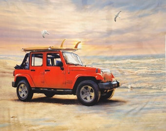 PANEL Riley Blake Design JEEP© in the Wild