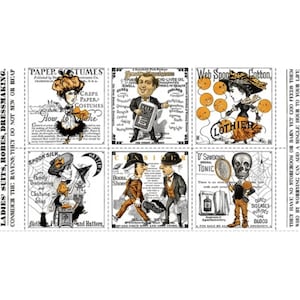 PANEL- Riley Blake Designs Pattern PD 16001 Costume Maker&#39;s Ball Act II by J. Wecker-Frisch