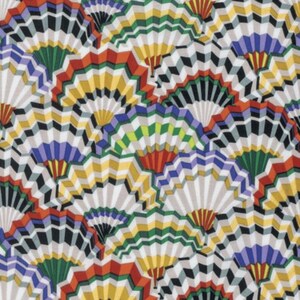 YARD Kaffe Fassett for Free Spirit PWGP#143 Paper Fans- contrast
