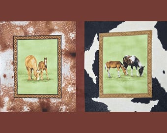PANEL- Troy Corporation Riverwoods Collection Horsin' Around Katherine Gardner & Neoma Soelberg Westhills Designs
