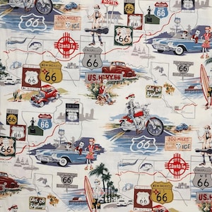 YARD Alexander Henry Fabrics Collectible 2023 by DE Leon Design Group Memories of Route 66