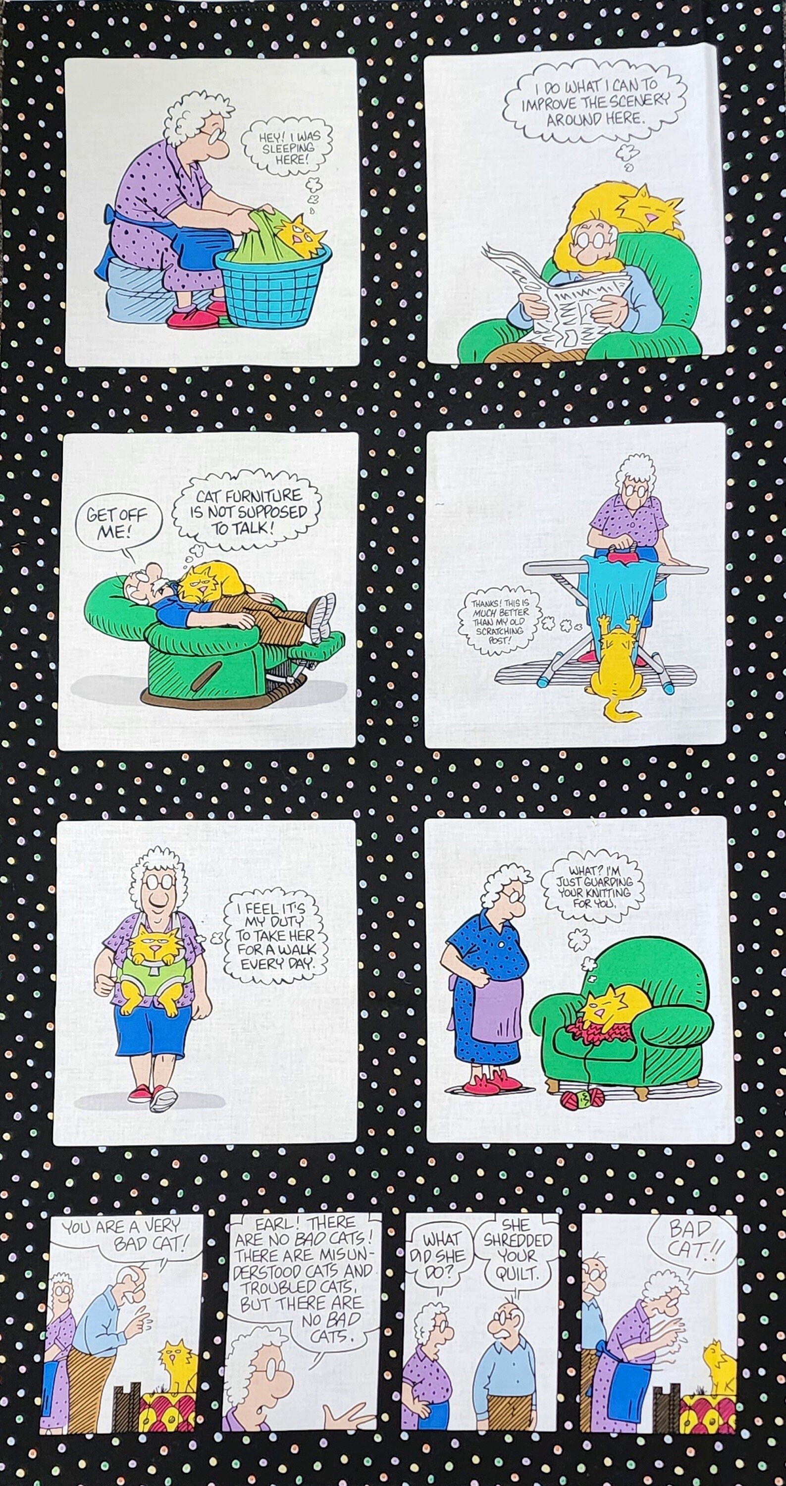 PANEL Pickles by Brian Crane for Timeless Treasures Fabrics of Soho