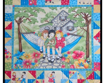 PANEL Little Darlings II Jeu d’enfant par Little Quilts pour Henry Glass #7791