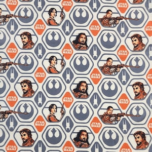 YARD Rogue One Uma História Star Wars© Lucasfilm Ltd. para Camelot Fabrics #7370110B flanela