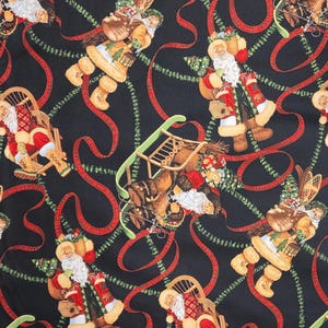 YARD Alexander Henry Fabrics Collectible 2007 Santa of Moose Lodge