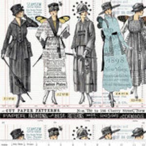 Sew Journal Collection by J. Wecker for Riley Blake Designs-Panel and Coordinating Fabric