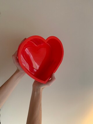 6 Stampi In Silicone A Forma Di Cuore 25 Cm – Antiaderenti, Adatti A Forno E Microonde, Ideali Per Torte E Dessert