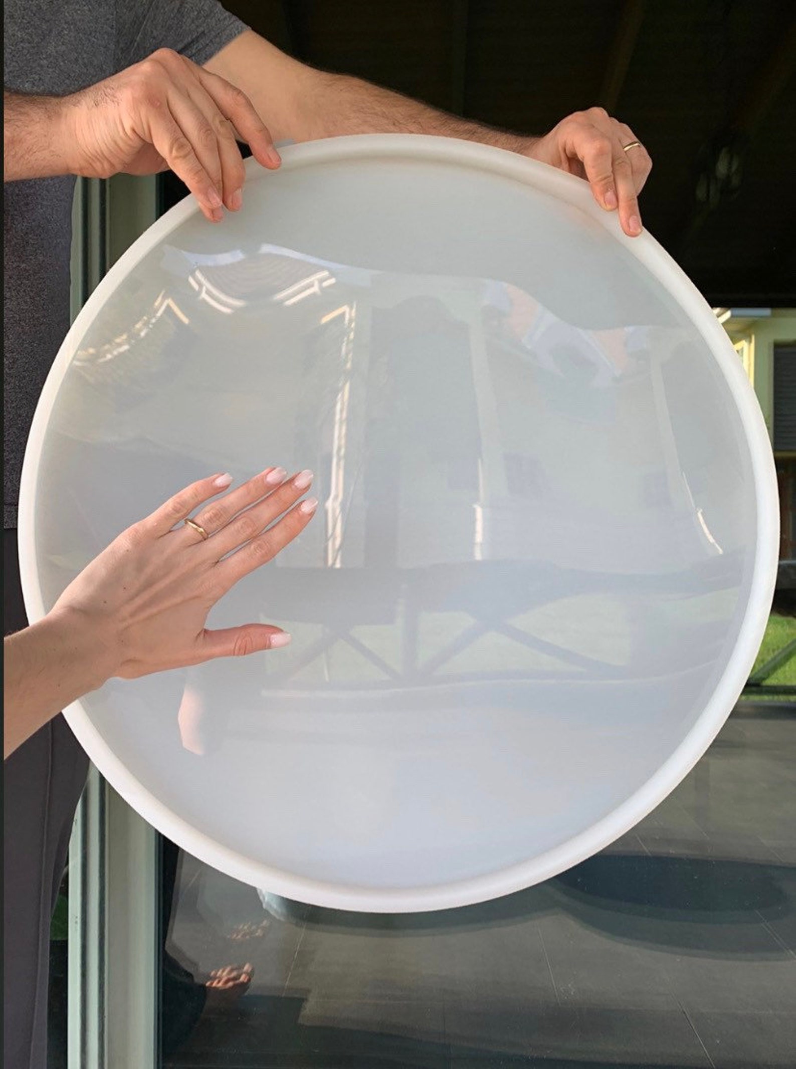 60 Cm Round Table Silicone Mold Table Mould Large Silicone Etsy