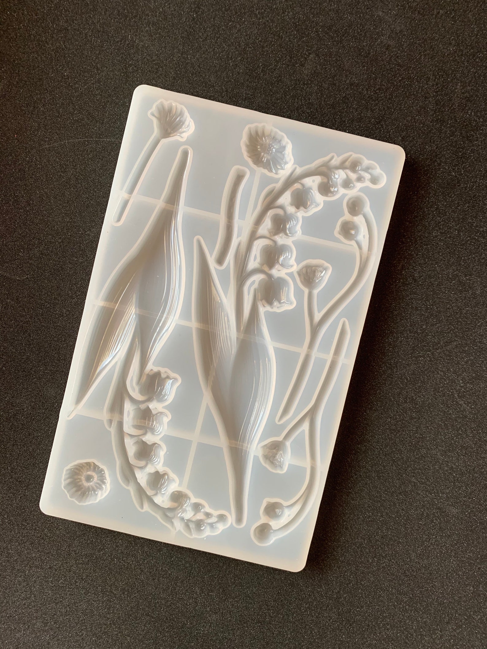 Botanical Silicone Mold Flower Silicone Mould Flower Mold Etsy