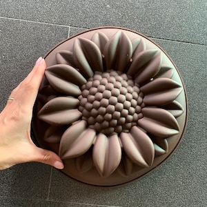 Large Sunflower Silicone Mold, Flower Shiny Silicone Mould, Resin Mold