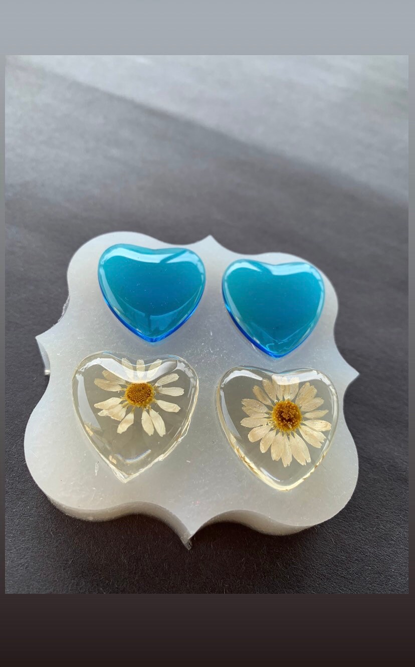 Earring Tops With Holes Silicone Earring Mold/mould, Resin Molds