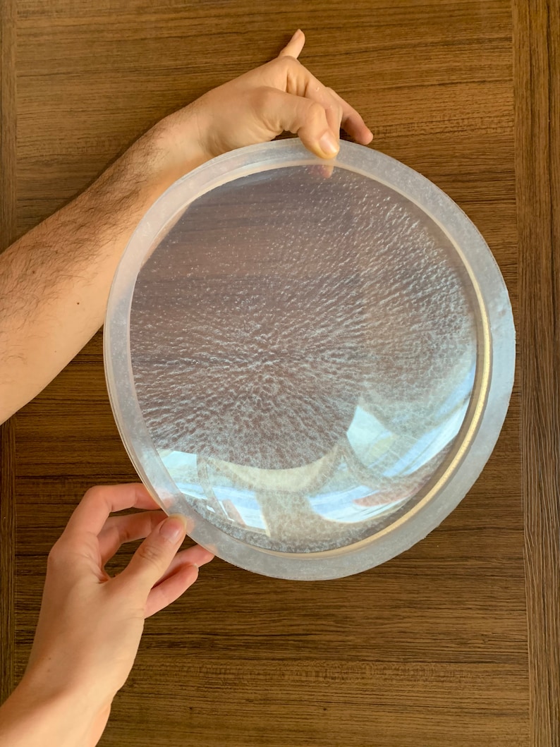 Big Round Silicone Mold Table mold Tray Mold Etsy