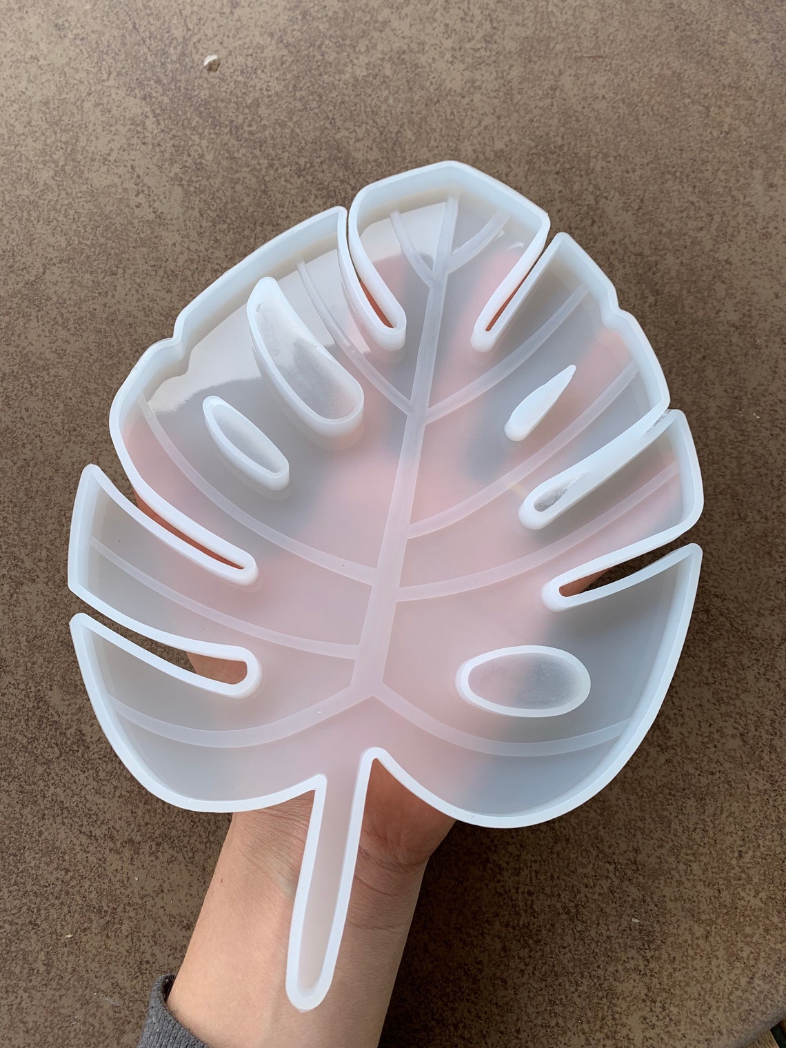 Silicone Monstera Leaf Mold Monstera Leaf Resin Mold Epoxy Etsy