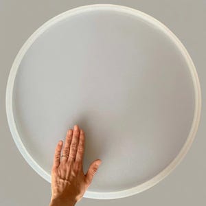 Large Round Silicone Tray Mold - 50cm Resin Art