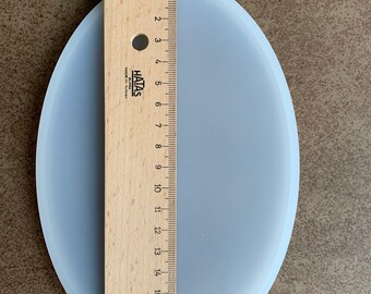 6 Ovale Silikon-Formen Für Untersetzer – Weich, Flexibel, Wiederverwendbar, 23,9x11,9x2,1 Cm, Für Harz & Zement