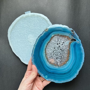 Druzy Agate Slice Silicone Mold
