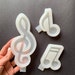 Music Notes Mold, Musical Notes Mold - Etsy