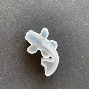 Fish Silicone Mold, 3D fish Shiny Mold for Resin, Koi Fish Resin Mold, Jewelry Fish Mold