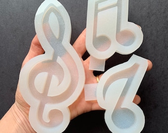 Molde de notas musicales