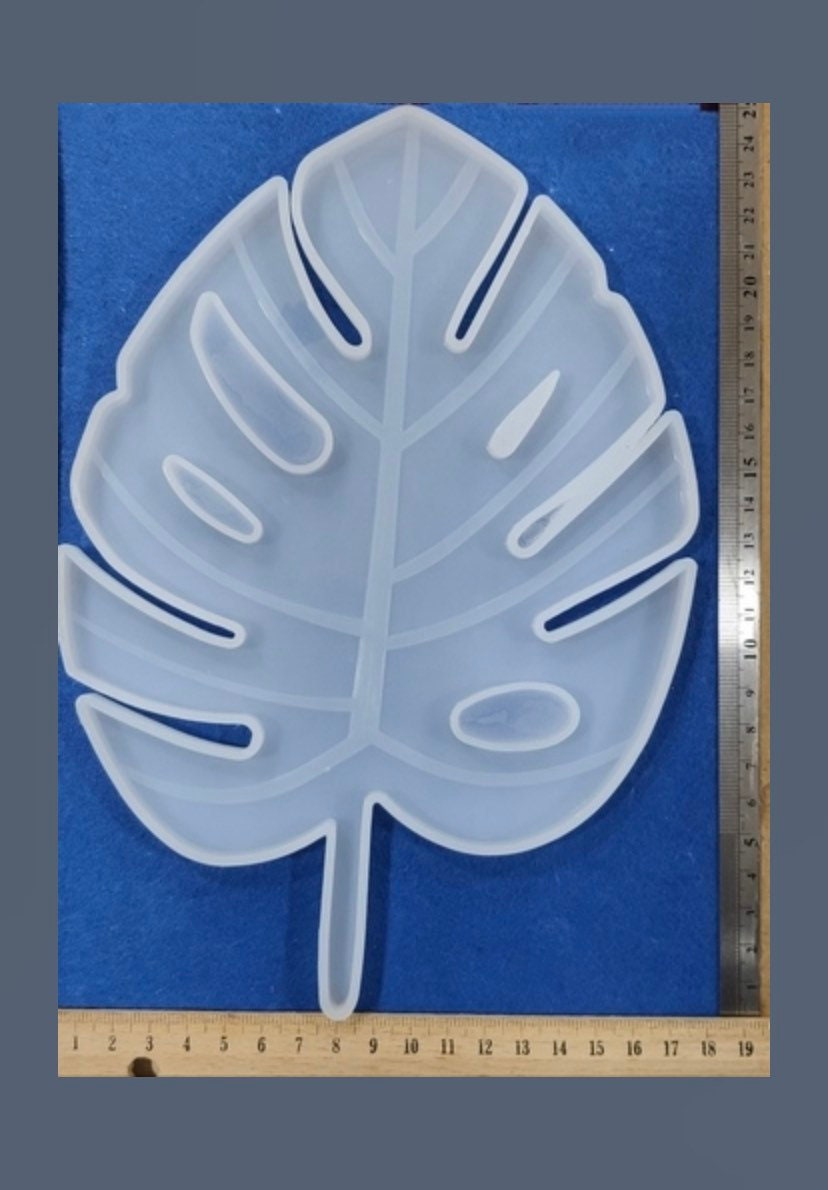 Silicone Monstera Leaf Mold Monstera Leaf Resin Mold Epoxy Etsy