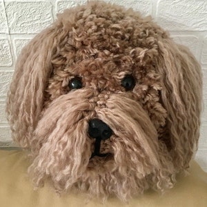 Cockerpoo  Crochet cushion pattern