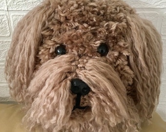 Cockerpoo  Crochet cushion pattern