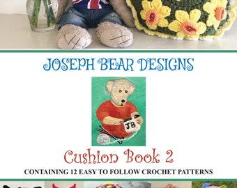 Crochet Cushions Patterns book 2  easy popular patterns