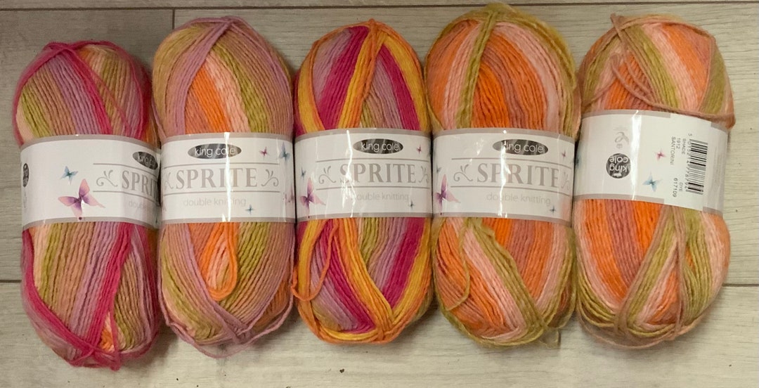 5 X 100g King Cole Sprite DK - SANTORINI - Etsy