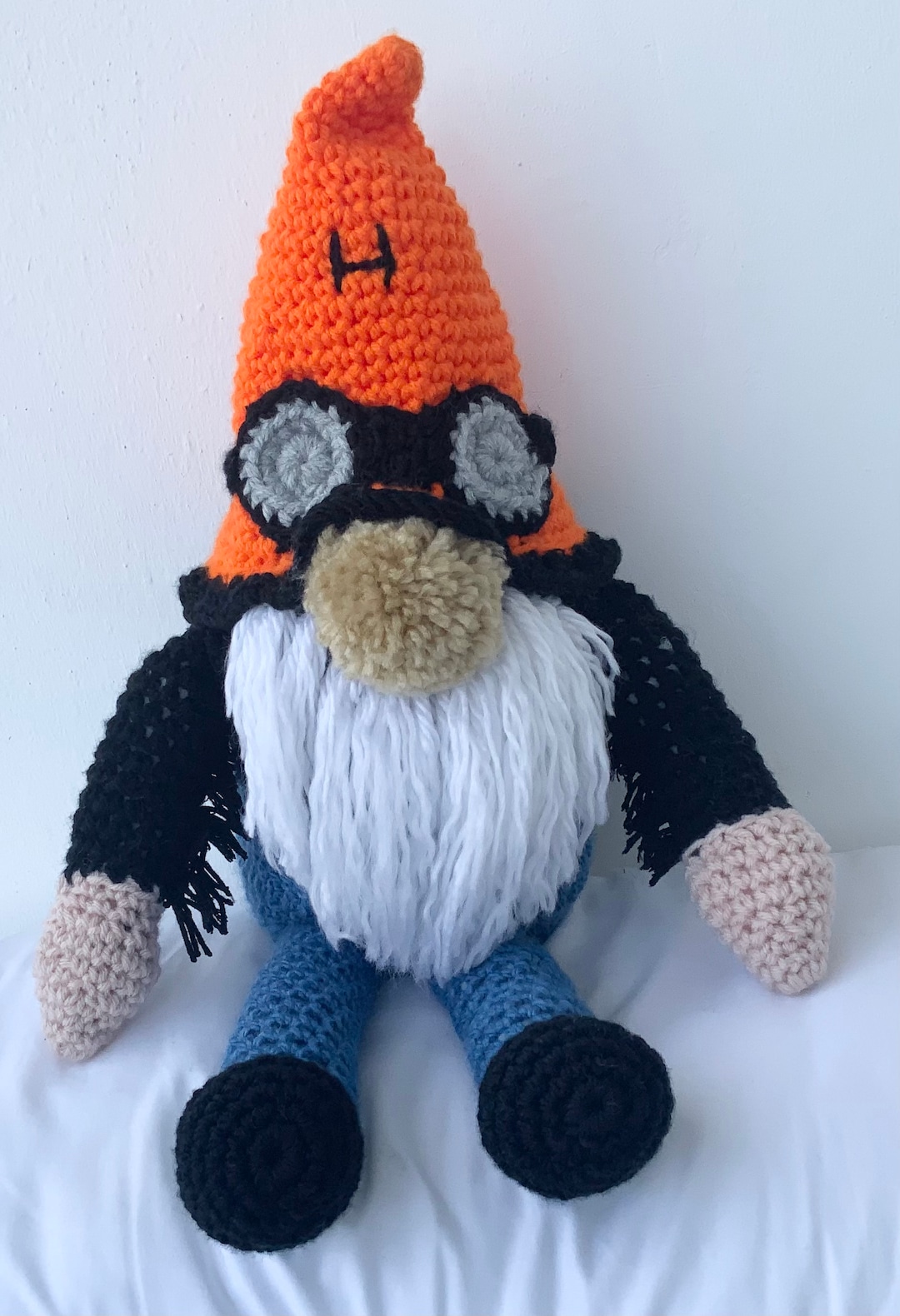 Harley the Biker Gonk Crochet Pattern - Etsy