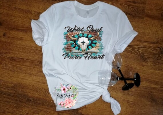 Wild Soul Pure Heart Graphic T-shirt 