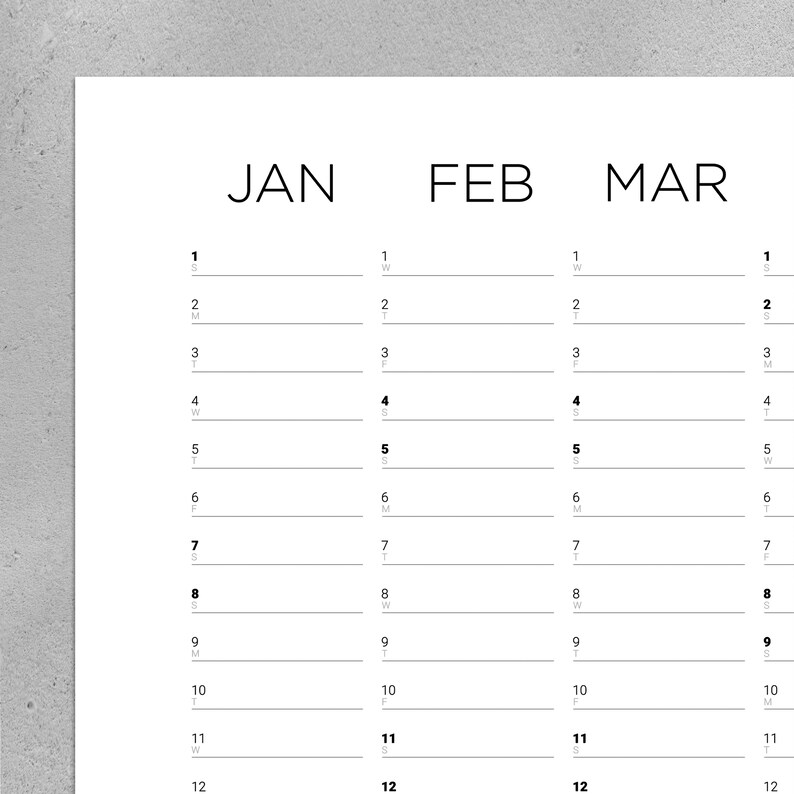 wall-planner-2023-a0-wall-planner-modern-wall-planner-etsy-finland