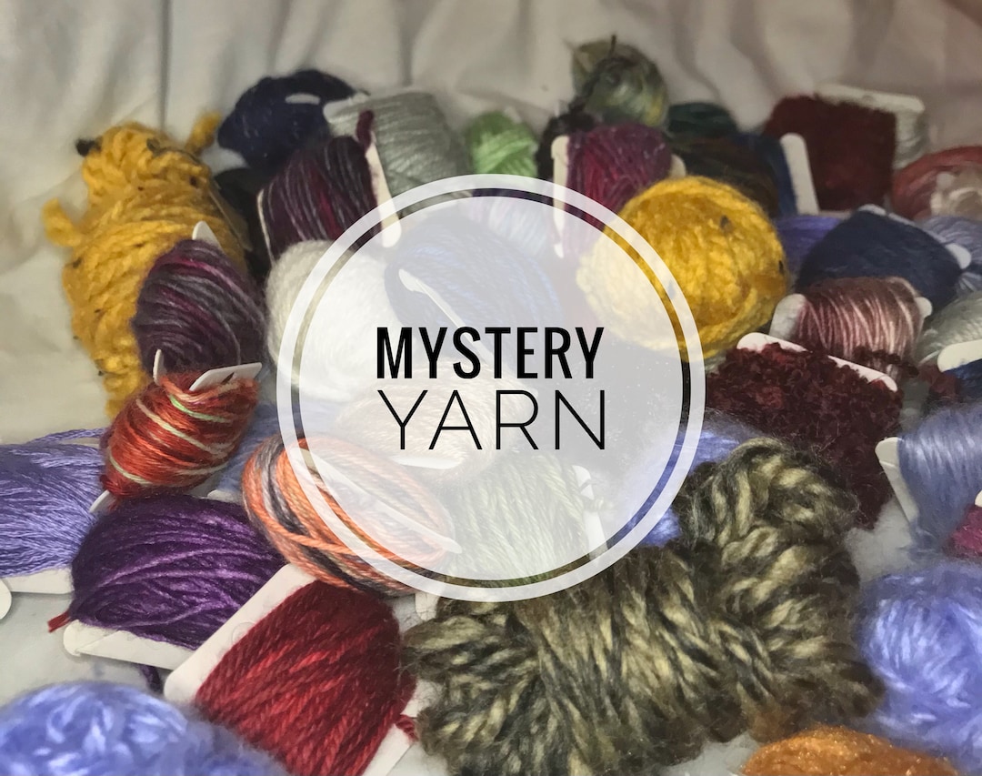 Mystery Yarn Grab Bag Yarn Scrap Minis Etsy