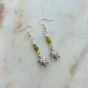 Turtle Charm Earrings