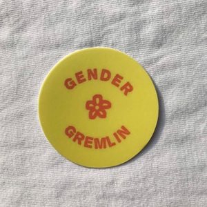 Gender Gremlin Vinyl Sticker