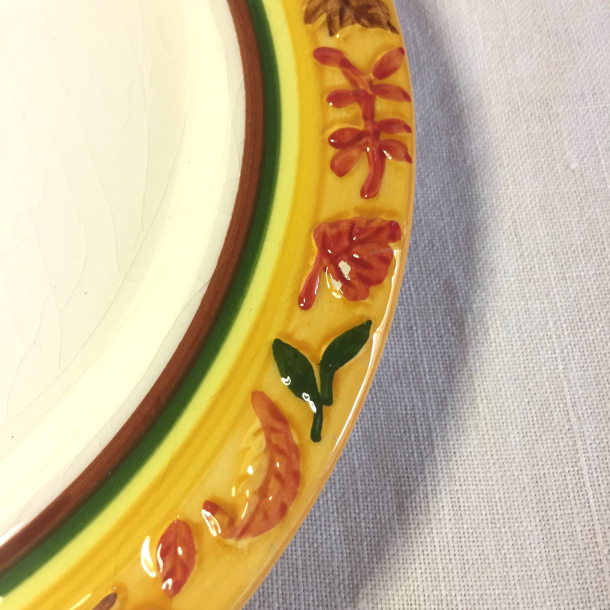 Colorful 9 Ceramic Chili Pepper Plate Etsy