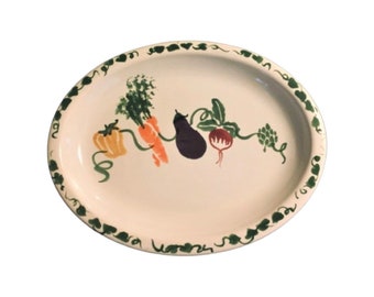 Chaparral Pottery USA / Vegetable Oval Serving Dish / Platters / Trays / Serveware